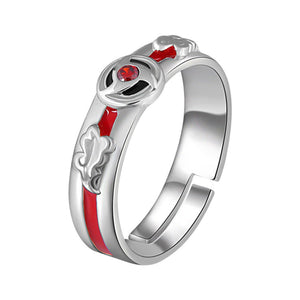 Anime Rings Anime Stuff Fashion Jewelry S925 Sterling Silver Ring Adjustable for Men Women Gifts - TWINKANIME