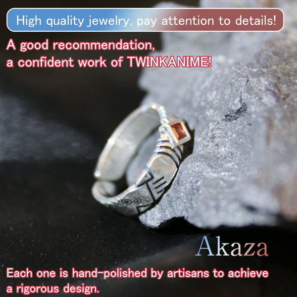 Anime Demon Slayer Akaza R925 Ring - TWINKANIME