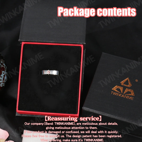 Anime Demon Slayer Akaza R925 Ring - TWINKANIME