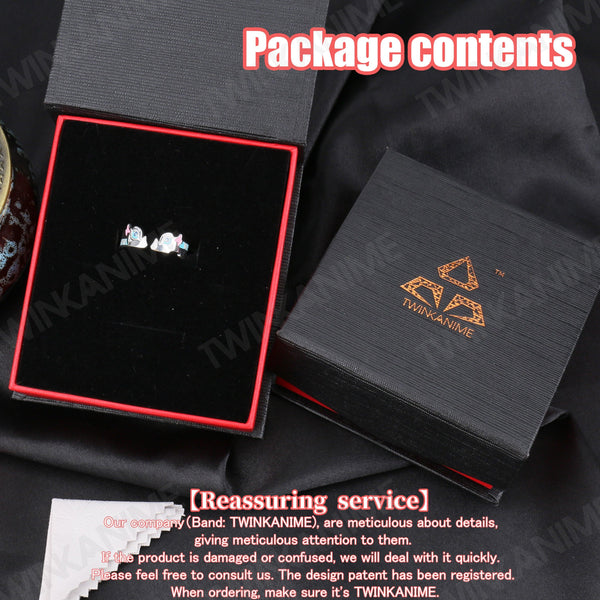 Anime Demon Slayer Hajibira Inosuke S925 Ring - TWINKANIME