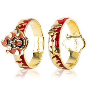 Anime Demon Slayer Rengoku Kyojuro S925 Ring - TWINKANIME