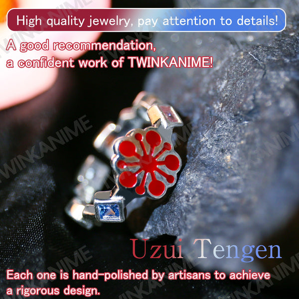 Anime Demon Slayer Uzui Tengen S925 Ring - TWINKANIME