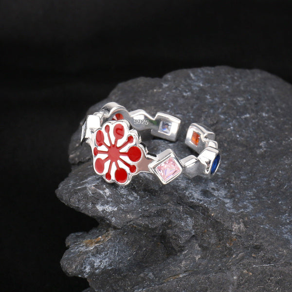 Anime Demon Slayer Uzui Tengen S925 Ring - TWINKANIME