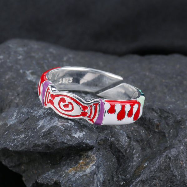 Anime Demon Slayer Yushiro S925 Ring - TWINKANIME
