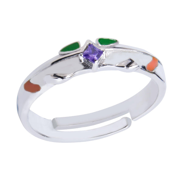 Anime EVA Ayanami Rei S925 Adjustable Ring - TWINKANIME