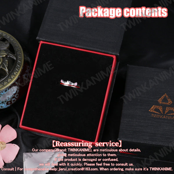 Anime Inuyasha S925 Sliver Adjustable Ring - TWINKANIME