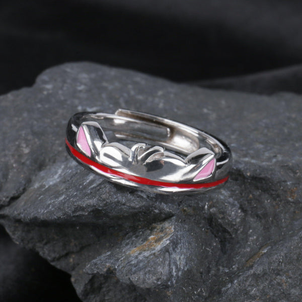 Anime Inuyasha S925 Sliver Adjustable Ring - TWINKANIME