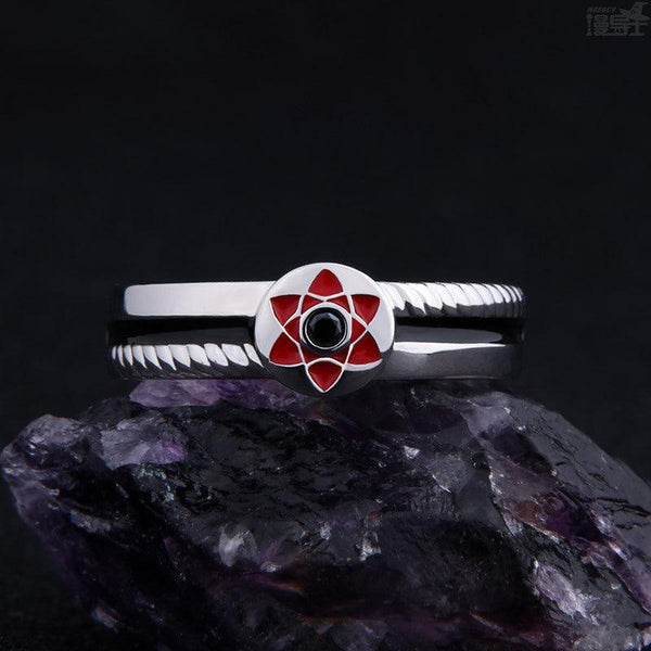 Anime Naruto Sasuke Uchiha Ring S925 Silver - TWINKANIME