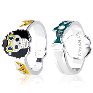 Anime ONE PIECE Brook S925 Ring - TWINKANIME