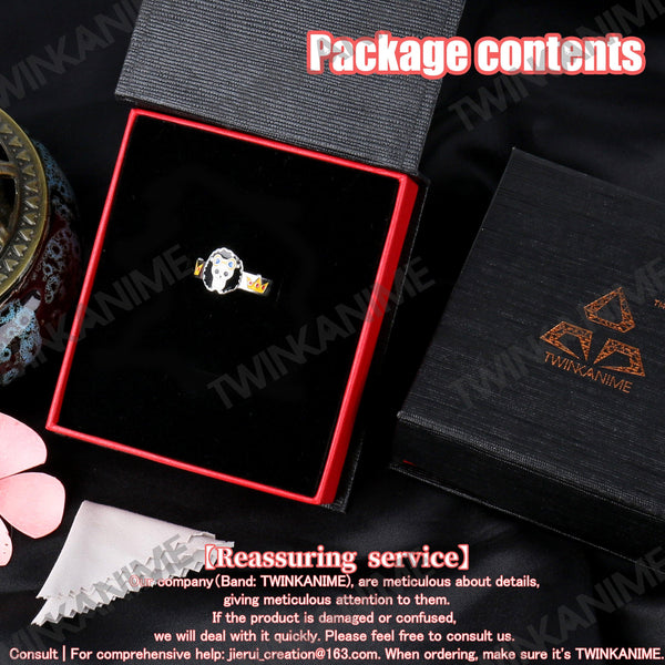 Anime ONE PIECE Brook S925 Ring - TWINKANIME