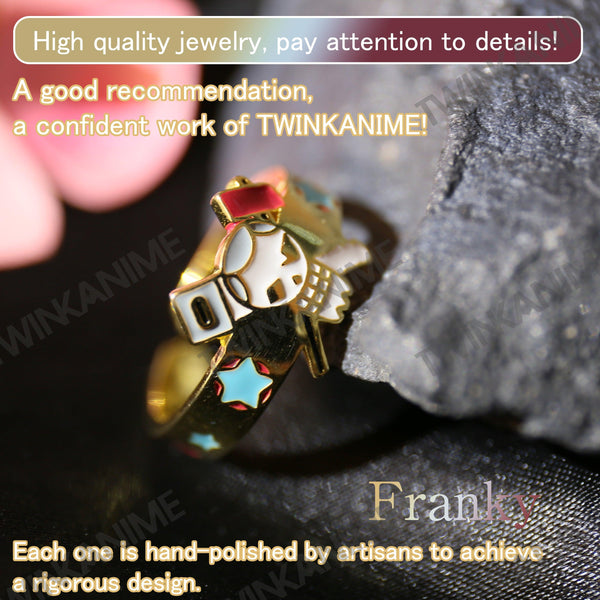 Anime ONE PIECE Franky S925 Ring - TWINKANIME