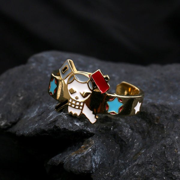 Anime ONE PIECE Franky S925 Ring - TWINKANIME