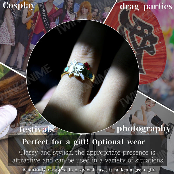 Anime ONE PIECE Franky S925 Ring - TWINKANIME