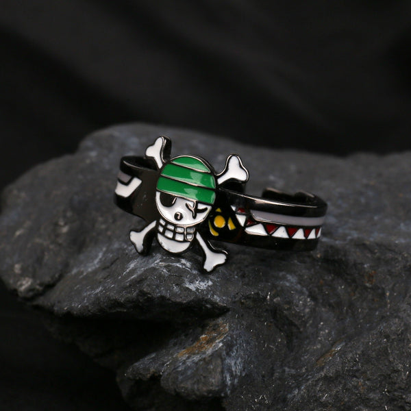 Anime ONE PIECE Roronoa Zoro S925 Ring - TWINKANIME