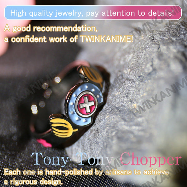 Anime ONE PIECE Tony Tony Chopper S925 Ring - TWINKANIME