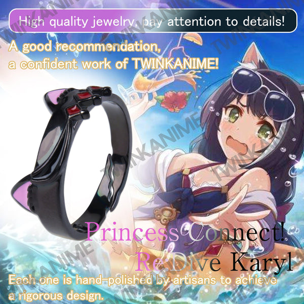 Anime Princess Connect! Re:Dive Karyl S925 Silver Ring - TWINKANIME