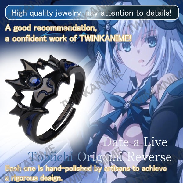 Anime Ring Date a Live Satan S925 Silver Adjustable Ring - TWINKANIME
