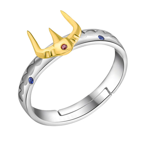 Anime Saint Seiya Phoenix Ikki Jewelry S925 Adjustable Ring - TWINKANIME
