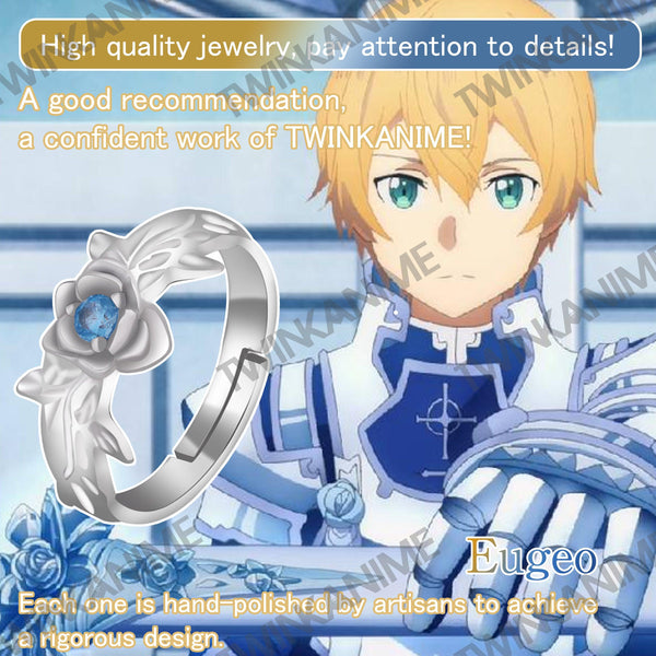 Anime Sword Art Online3 Eugeo S925 Ring Cosplay Props - TWINKANIME