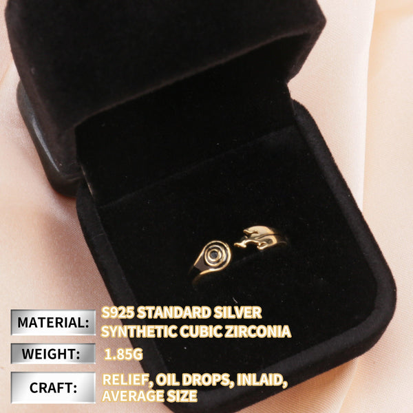 Anime Uzumaki Naruto Kurama S925 Sterling Silver Ring Naruto - TWINKANIME