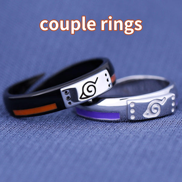Anime Uzumaki Naruto Ring S925 Sterling Silver Couples Ring Naruto - TWINKANIME