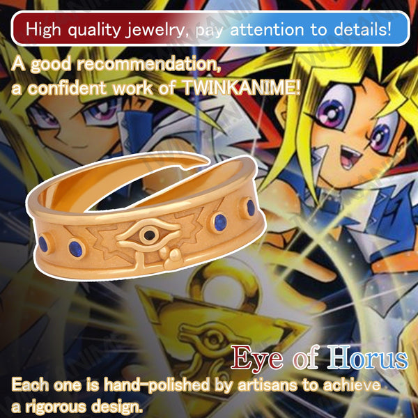 Anime Yu-Gi-Oh Anime S925 Ring Adjustable for Cosplay - TWINKANIME